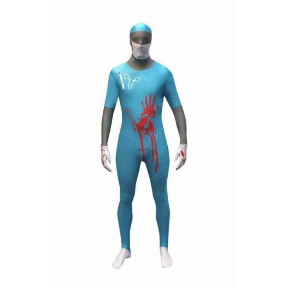Morphsuits Costumes - Evil Surgeon Light Blue Size XXL
